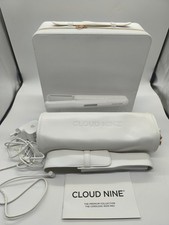 Cloud Nine Cordless Iron Pro Straighteners White Portable With Case 