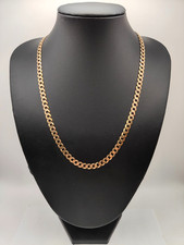 9ct YELLOW GOLD  CURB LINK