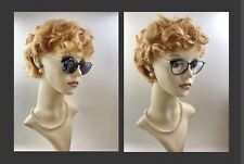 Echenbach Humphrey Oval Reading Glasses With Removable Clip On Sunglasses