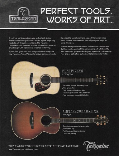 2009 takamine flatpicker - takamine,