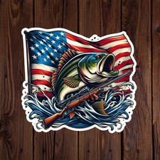 Fishing sticker vinyl decal