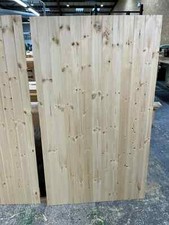 Quality Flat Top Wooden Garden Gate Timber Side Gates Tongue & Groove