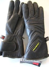 Motorcycle leather winter gloves size adult Small Wulfsport Vintage Retro stock