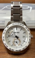 Seiko Brightz Radio Controlled Solar Watch Saga169 White Bezel Mens