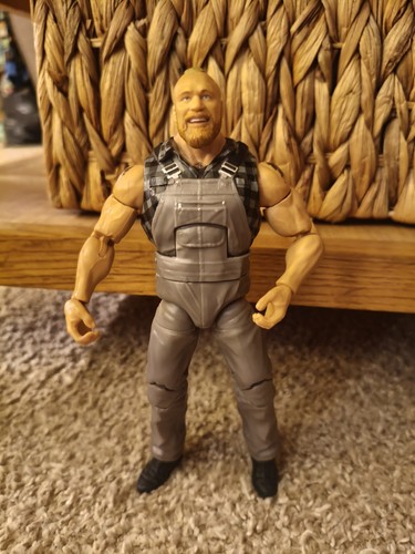 Wwe mattel brock lesnar elite - mattel,