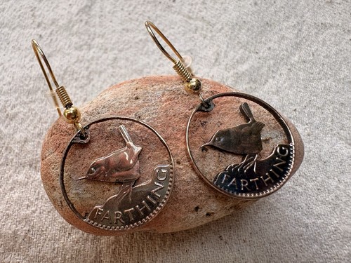Vintage wren farthing cut - wren,