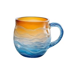 Golden Tide Mug, Sea Glass