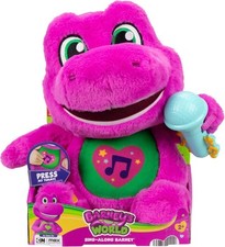Barney World SING ALONG BARNEY the Dinosaur Plush Toy *BRAND NEW*