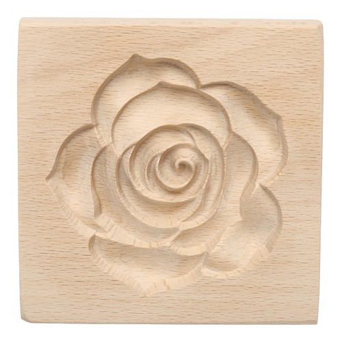 Wooden cookie mould - cookie, x
