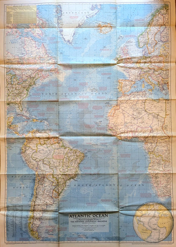 Atlantic ocean 1955 national - ocean,,