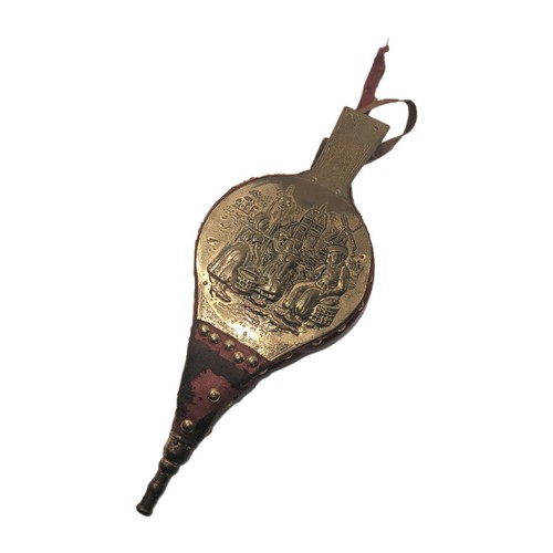 Vintage brass fire - vintage, bellows