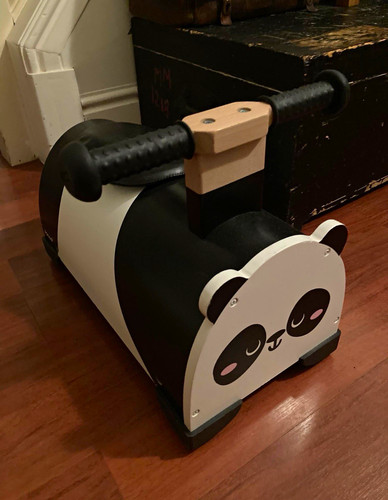 Janod panda push along - push, ride-on