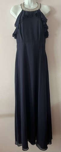 Monsoon navy evening dress - monsoon,
