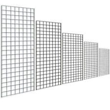 NEW HEAVY DUTY GRID MESH WALL MESH CHROME DISPLAY PANEL RETAIL SHOP DISPLAY