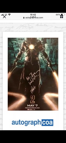 Stan lee micky rourke signed - stan,