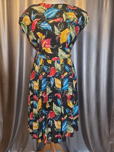 Floral summer dress 1980s - summer,
