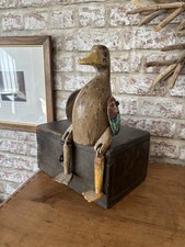 Vintage Wooden Duck 🦆