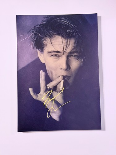 Leonardo dicaprio signed - leonardo,