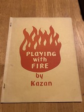 Playing With Fire - By Kazan - Rare 1964 Magicians Guide Book