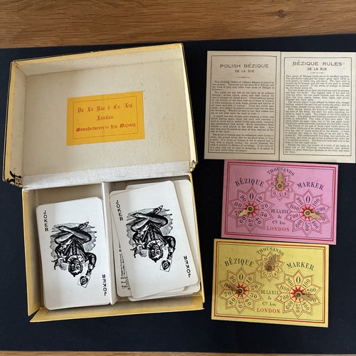 Vintage bezique and polish - and,