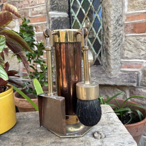 Vintage copper brass fire - brass,