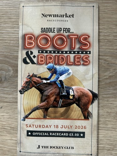 Newmarket race cards july - race,