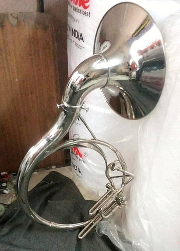 Sousaphone bell made of - sousaphone,