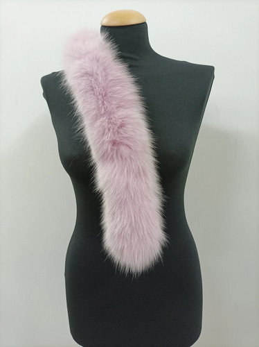 Real fox fur - real, in
