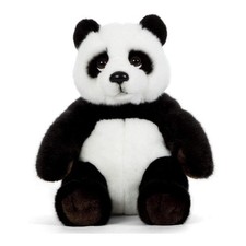 Living Nature Panda Plush Stuffed Animal Toy Sitting AN413