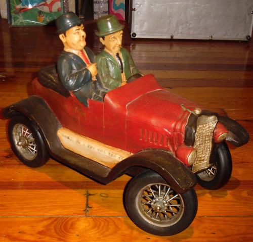 Laurel hardy crashed car - laurel,