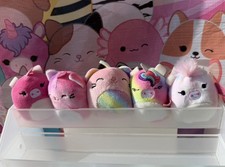 🦄 x5 Squishmallows Mini