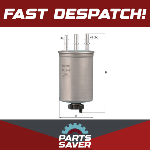 Fuel filter kl446 mahle - fuel,