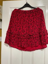 Ladies beautiful short layered skirt, elasticated waist