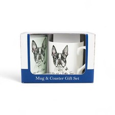 Boston Terrier Bone China Mug