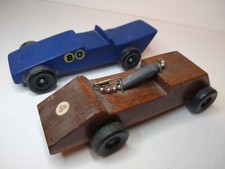 Pinewood Derby Vintage Cars BSA Cub Boy Scouts Cars Lot of 2 1980's Retro Fun