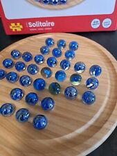 Big Jigs Wooden Solitaire Marbles .complete. 