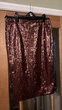 M&S Flippy Sequin Pencil Skirt