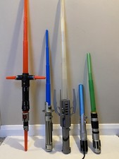 5x Light Saber Bundle Star Wars Kylo Ren Jedi Sith Bladed