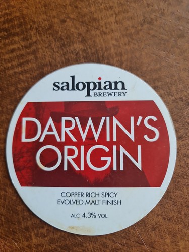 Salopian brewery darwin s - , darwin's