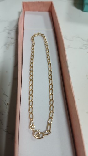 9ct yellow gold - 9ct, anklet