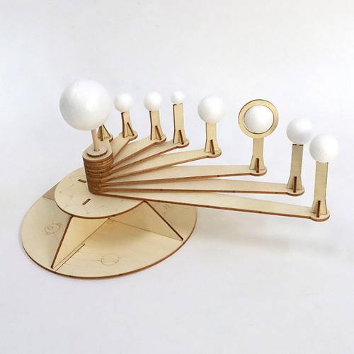 Solar system model - kit, wooden