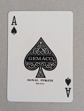 Single playing card - Ace of