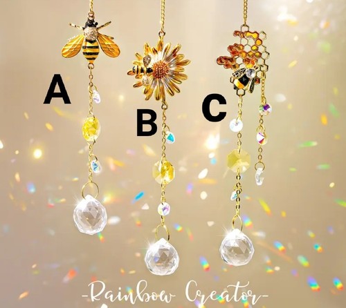 Crystal sun catcher bee - sun,
