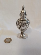 Antique  Vintage Silver Plate Pepper Pot
