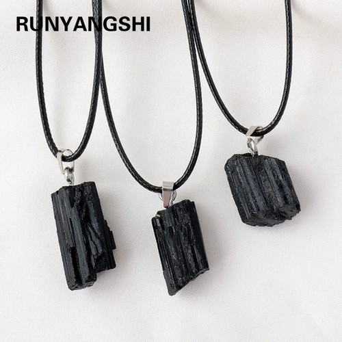Natural black tourmaline - natural,