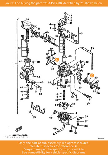 Yamaha ring 5y1 14572 - yamaha, 5y1-14572-00