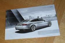 Audi A5 & S5 Sportback Brochure 2011 - 2.0 TFSI 2.0 2.7 3.0 TDI - SE S Line