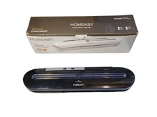 Homeasy Automatic Food Vacuum Sealer Machine One-Touch Bag Sealer 10 Bags, Black