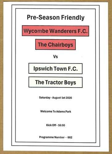 Wycombe wanderers ipswich - v,