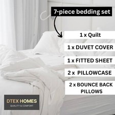 7Pcs Complete Bedroom Bedding